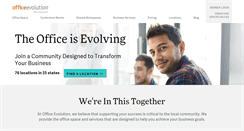 Desktop Screenshot of officeevolution.com